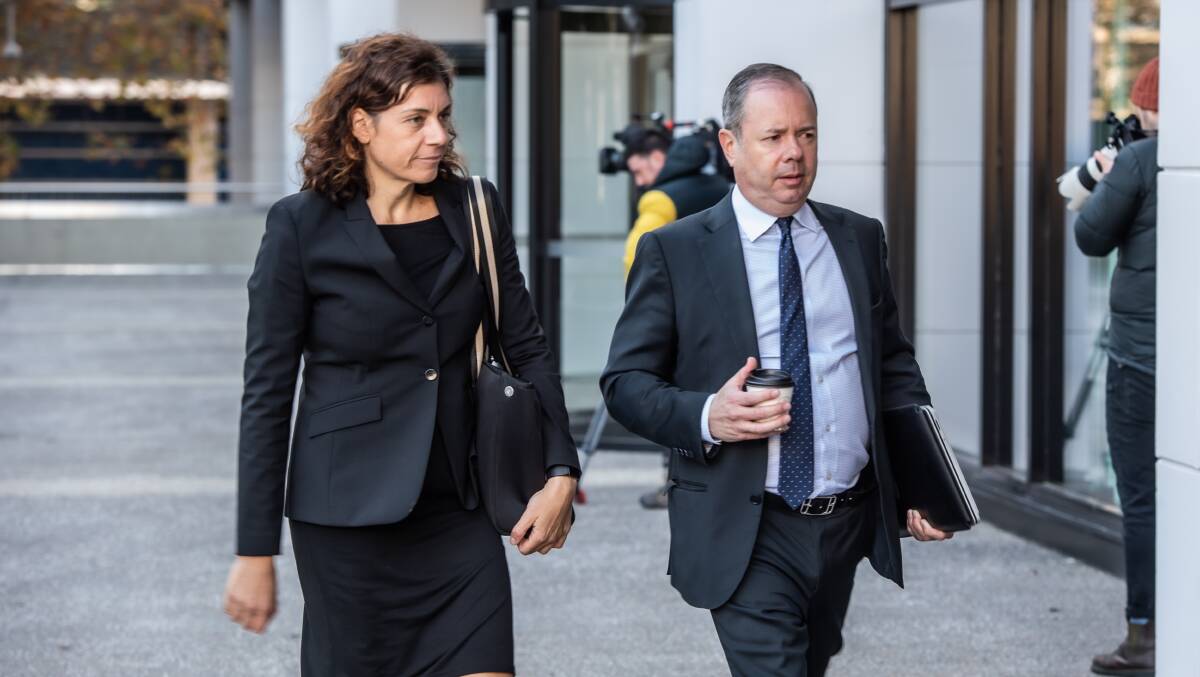 Barrister Sue Chrysanthou and solicitor Anthony Jeffries make up part of Lisa Wilkinson's separately hired legal team. Picture by Karleen Minney