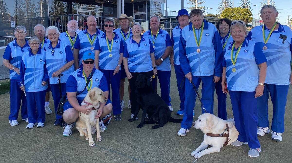 NATIONAL BLIND BOWLS: Singleton's Martin Bock played at the Blind Bowls National Championships earlier this month in Port Macquarie.