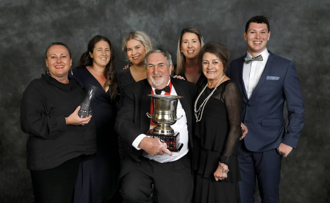 WINNERS: The Scarborough table at the 2021 Hunter Valley Legends Awards dinner were fuelled with adrenaline last Thursday after taking home a successful sweep of four wins. Pictured: Scarborough Wine Co. Credit: Efles Images. 