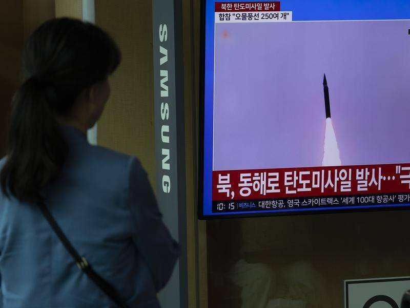 South Korea's military says North Korea launched what appeared to be a hypersonic missile. (EPA PHOTO)