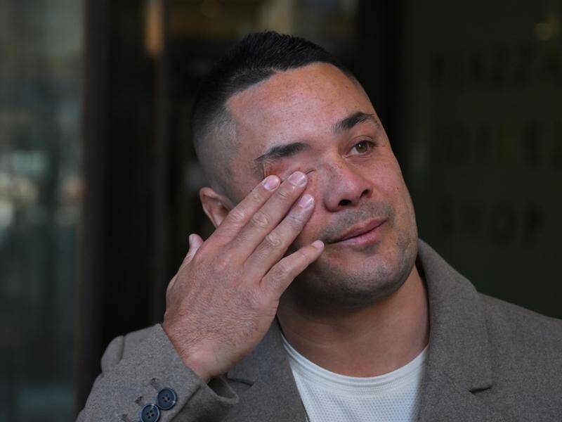 Jarryd Hayne says the years of fighting rape allegations have been a "rollercoaster". (Dean Lewins/AAP PHOTOS)